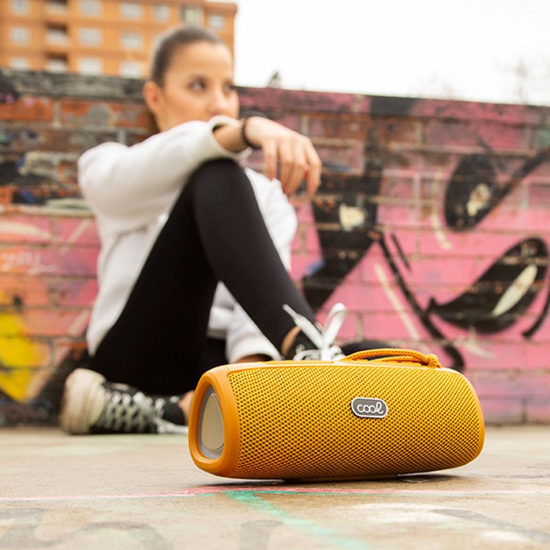 Alto-falante universal para música Bluetooth COOL Joy Mostarda (12 W)