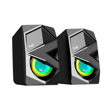 Alto-falantes de computador gaming em PC LED USB COOL 8W