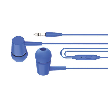 Auscultadores 3,5 mm COOL Bear Stereo com Microfone Azul