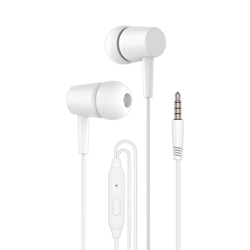 Auscultadores 3,5 mm COOL Bear Stereo com Microfone Branco