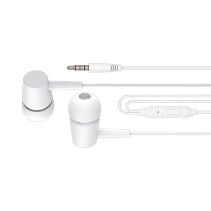 Auscultadores 3,5 mm COOL Bear Stereo com Microfone Branco
