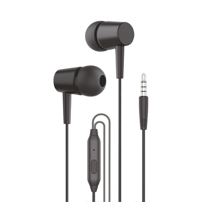 Auscultadores 3,5 mm COOL Bear Stereo com Microfone Preto