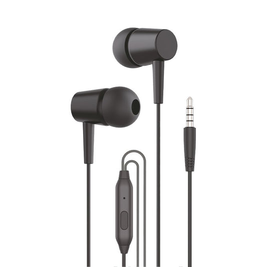 Auscultadores 3,5 mm COOL Bear Stereo com Microfone Preto