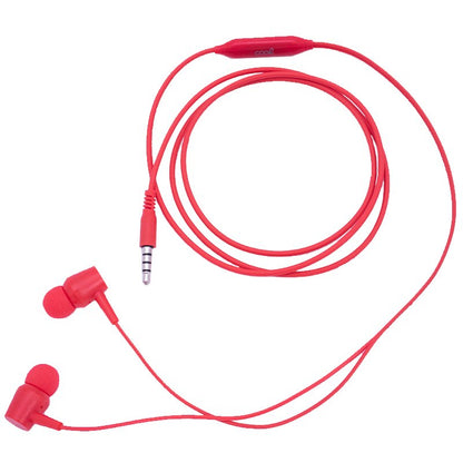 Auscultadores 3,5 mm COOL Bear Stereo com Microfone Vermelho