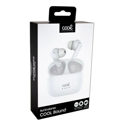 Auscultadores Estéreo Bluetooth COOL Bound Branco