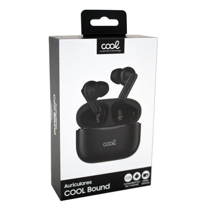 Auscultadores Estéreo Bluetooth COOL Bound Preto