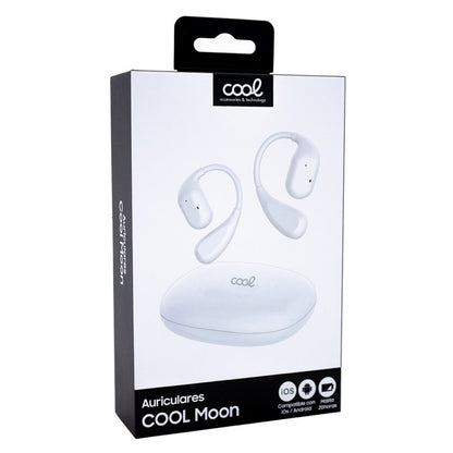 Auscultadores Estéreo Bluetooth COOL Moon Branco
