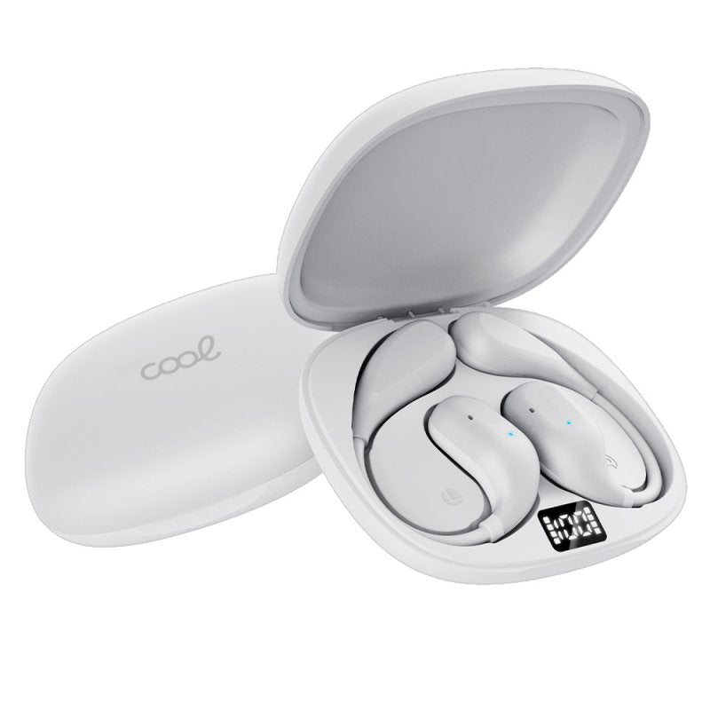 Auscultadores Estéreo Bluetooth COOL Moon Branco