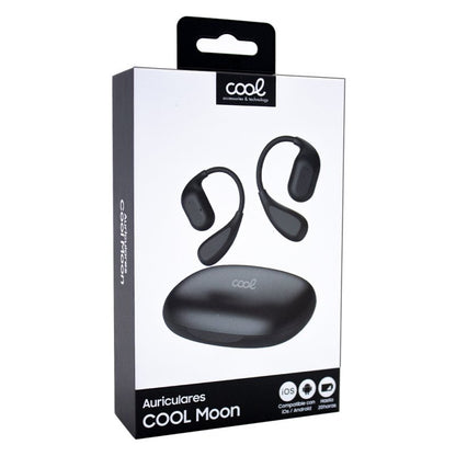Auscultadores Estéreo Bluetooth COOL Moon Preto