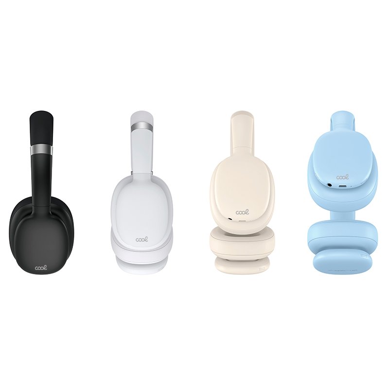 Auscultadores Estéreo Bluetooth COOL Roller Azul