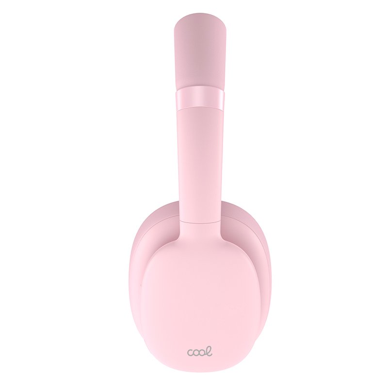 Auscultadores Estéreo Bluetooth COOL Roller Rosa