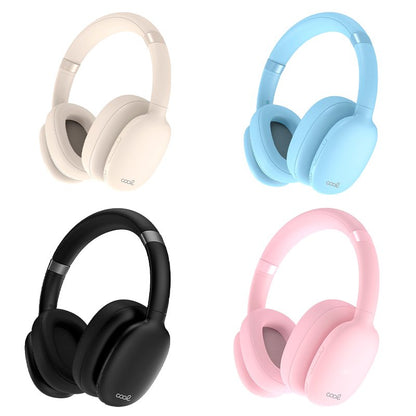 Auscultadores Estéreo Bluetooth COOL Roller Rosa