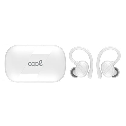 Auscultadores estéreo Bluetooth Dual Pod Fone de ouvido  sem fio COOL Fit Sport branco