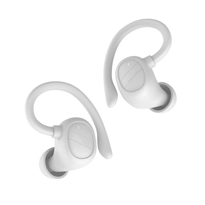 Auscultadores estéreo Bluetooth Dual Pod Fone de ouvido  sem fio COOL Fit Sport branco