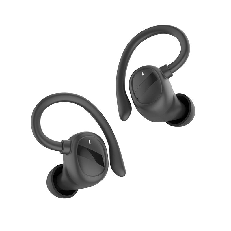 Auscultadores estéreo Bluetooth Dual Pod Fone de ouvido sem fio COOL Fit Sport preto