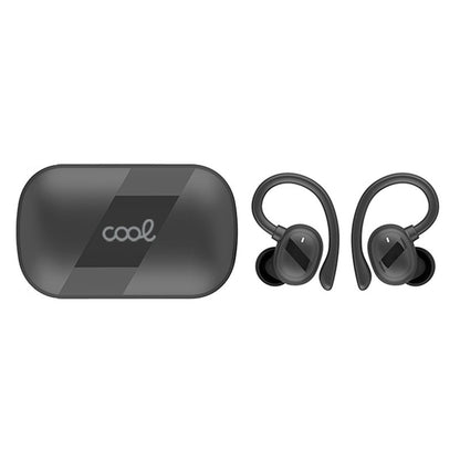 Auscultadores estéreo Bluetooth Dual Pod Fone de ouvido sem fio COOL Fit Sport preto