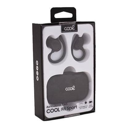 Auscultadores estéreo Bluetooth Dual Pod Fone de ouvido sem fio COOL Fit Sport preto