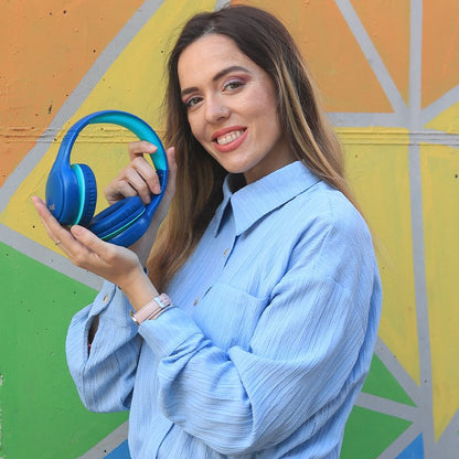 Auscultadores Estéreo Bluetooth Infantis COOL Kids Azul (Volume Limitado)