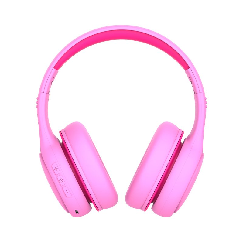 Auscultadores Estéreo Bluetooth Infantis COOL Kids Rosa (Volume Limitado)