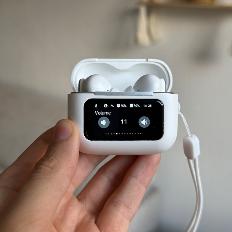 Auscultadores Estéreo Bluetooth TWS COOL Iria AI (ANC, Tradução, IA) Branco