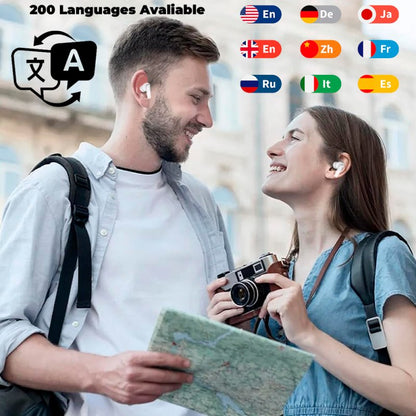 Auscultadores Estéreo Bluetooth TWS COOL Iria AI (ANC, Tradução, IA) Branco