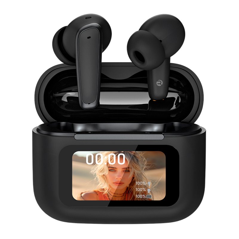 Auscultadores Estéreo Bluetooth TWS COOL Iria AI (ANC, Tradução, IA) Preto