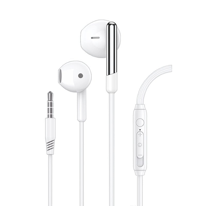 Auscultadores Estéreo COOL Care de 3,5 mm com Microfone Branco