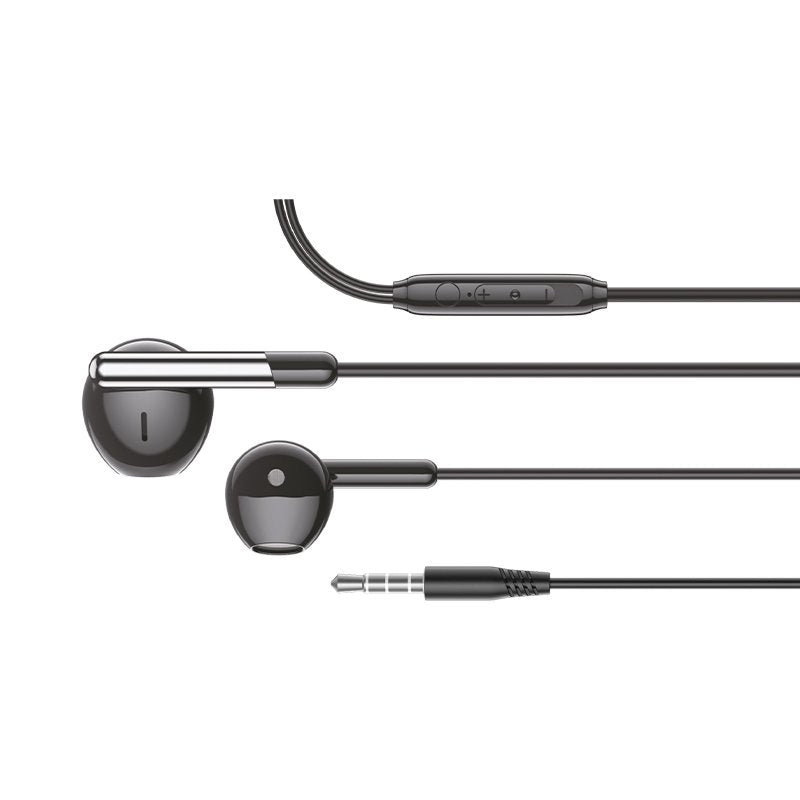 Auscultadores Estéreo COOL Care de 3,5 mm com Microfone Preto