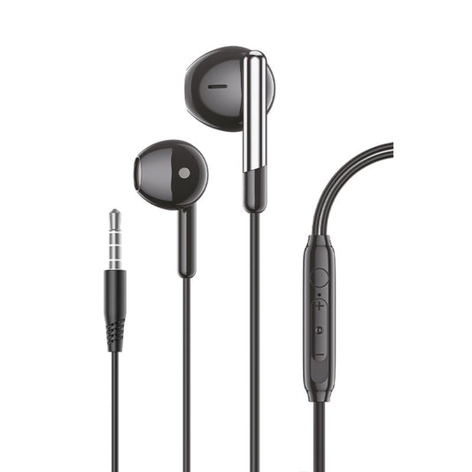 Auscultadores Estéreo COOL Care de 3,5 mm com Microfone Preto