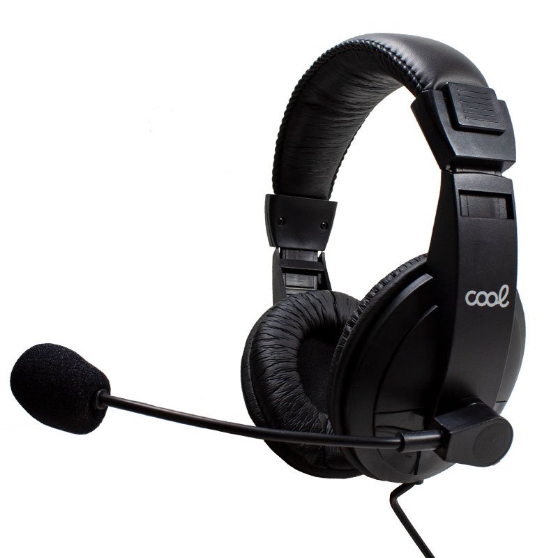 Auscultadores estéreo para PC com microfone COOL Montana 