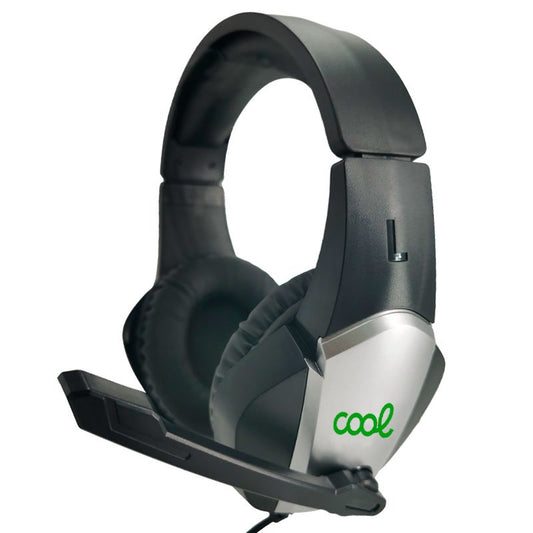Auscultadores estéreo PC / PS4 / PS5 / Xbox Gaming COOL Bremen Lighting + Adapt. Áudio