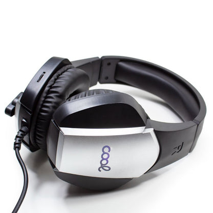 Auscultadores estéreo PC / PS4 / PS5 / Xbox Gaming COOL Bremen Lighting + Adapt. Áudio