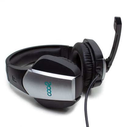 Auscultadores estéreo PC / PS4 / PS5 / Xbox Gaming COOL Bremen Lighting + Adapt. Áudio