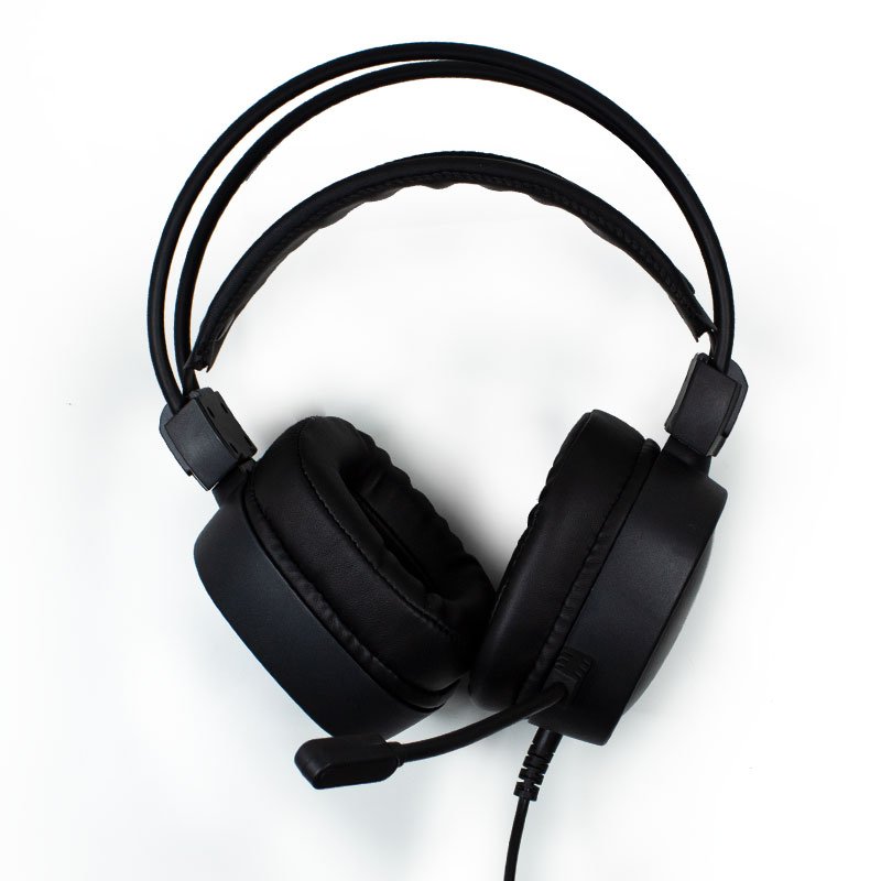 Auscultadores estéreo PC / PS4 / PS5 / Xbox Gaming COOL Houston Lighting + Adapt. Áudio
