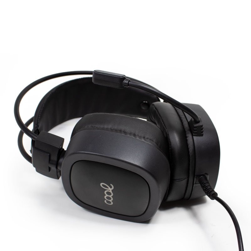 Auscultadores estéreo PC / PS4 / PS5 / Xbox Gaming COOL Houston Lighting + Adapt. Áudio