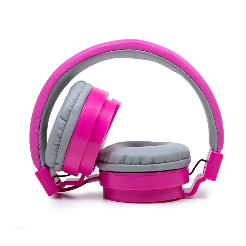 Auscultadores Jack COOL de 3,5 mm Toronto Fones de ouvido com micro rosa