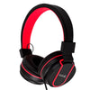 Auscultadores Jack COOL de 3,5 mm Toronto Preto-Vermelho