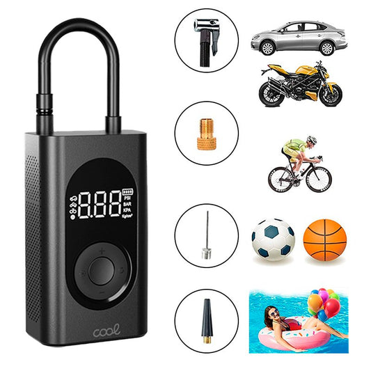 Bateria Externa Inflator Sem Fio Power Bank 4.000 mAh COOL Preto