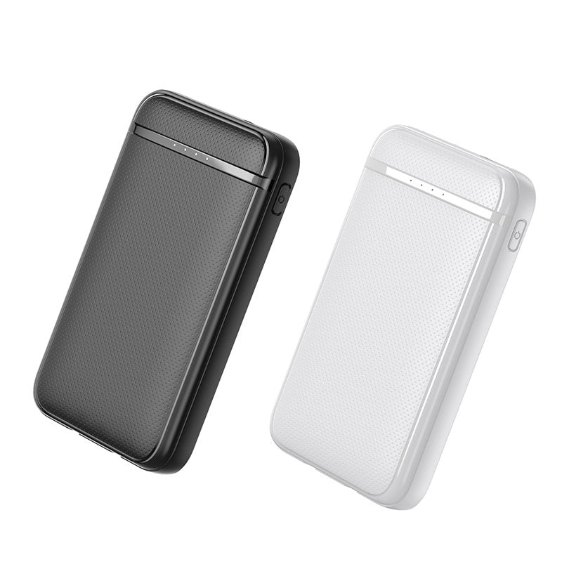 Bateria Externa Power Bank 5000 mAh COOL (2 Cabos: TYPE C / Lightning) Branco