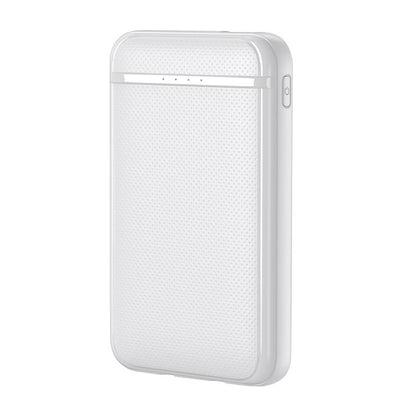 Bateria Externa Power Bank 5000 mAh COOL (2 Cabos: TYPE C / Lightning) Branco