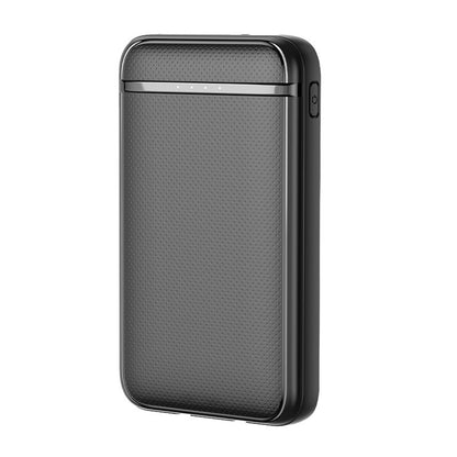 Bateria Externa Power Bank 5000 mAh COOL (2 Cabos: TYPE C / Lightning) Preto
