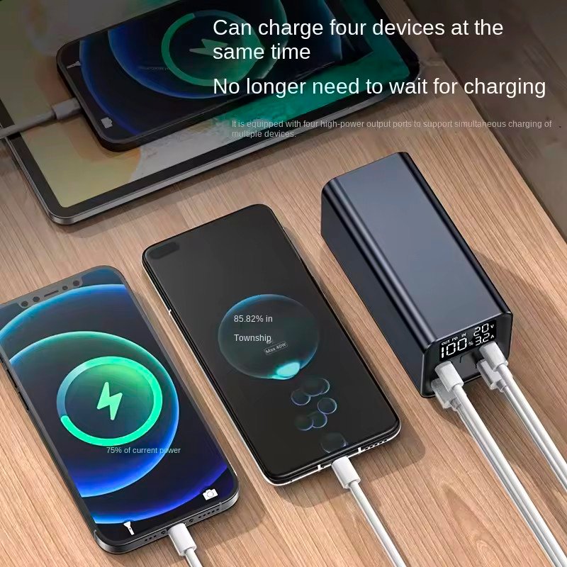 Bateria Externa universal 65W 20.000 mAh (Portáteis) COOL Cinzento