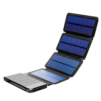 Bateria Externa Universal Power Bank 10.000 mAh Magnetic + 4 Panéis Solares COOL Preto