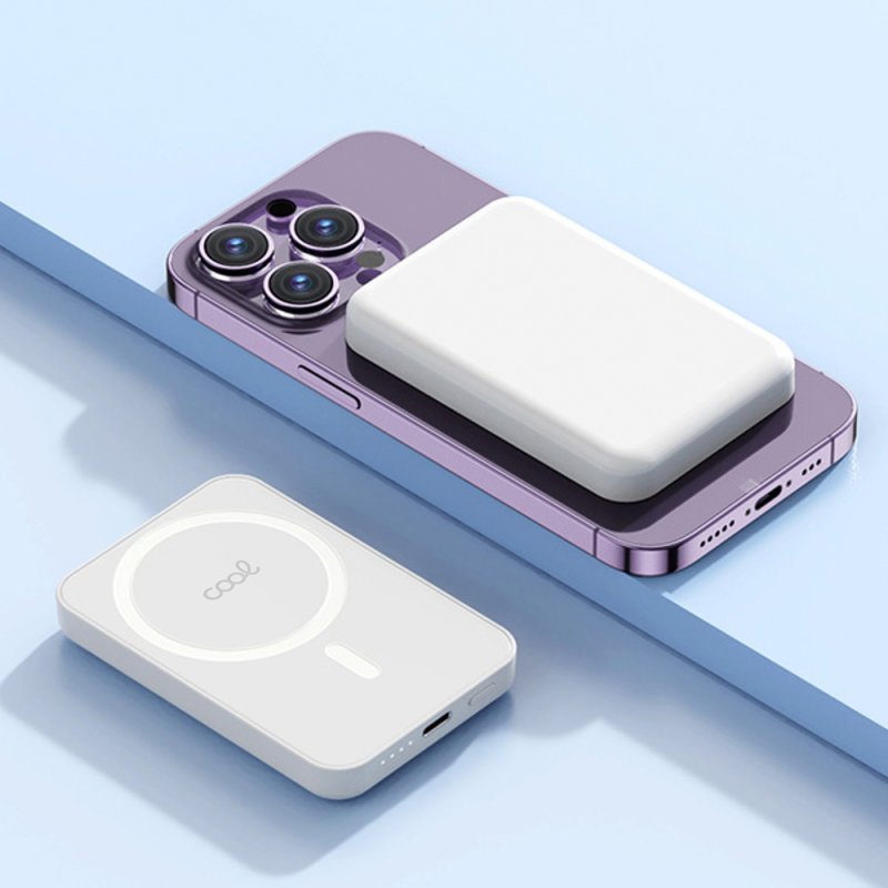 Bateria Externa Universal Power Bank 10.000 mAh Magnetic COOL Branco
