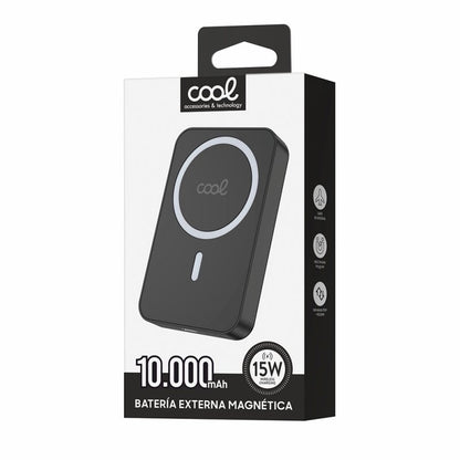 Bateria Externa Universal Power Bank 10.000 mAh Magnetic COOL Preto