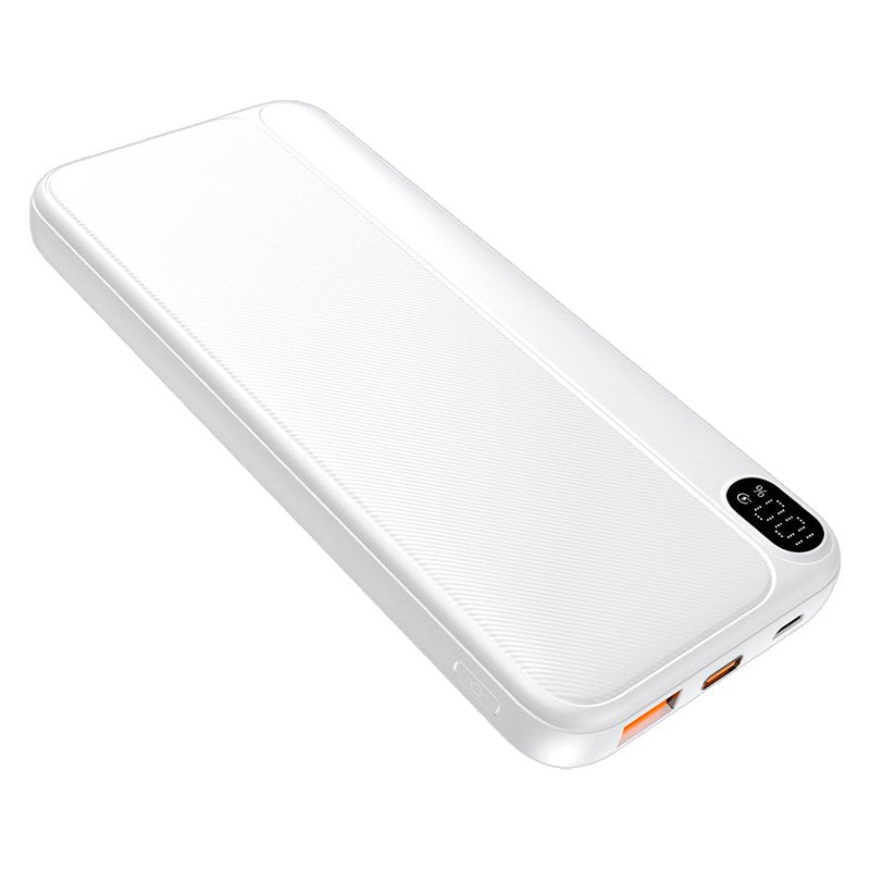 Bateria Externa Universal Power Bank 10.000 mAh (Tipo C / Lightning) COOL Grip Branco