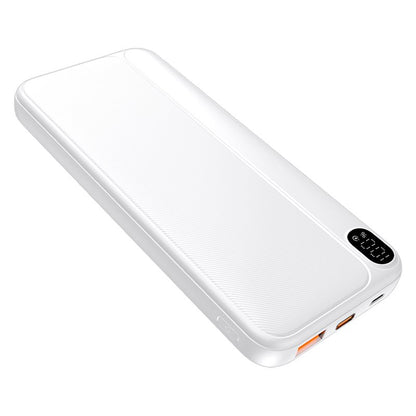 Bateria Externa Universal Power Bank 10.000 mAh (Tipo C / Lightning) COOL Grip Branco