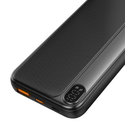 Bateria Externa Universal Power Bank 10.000 mAh (Tipo C / Lightning) COOL Grip Preto