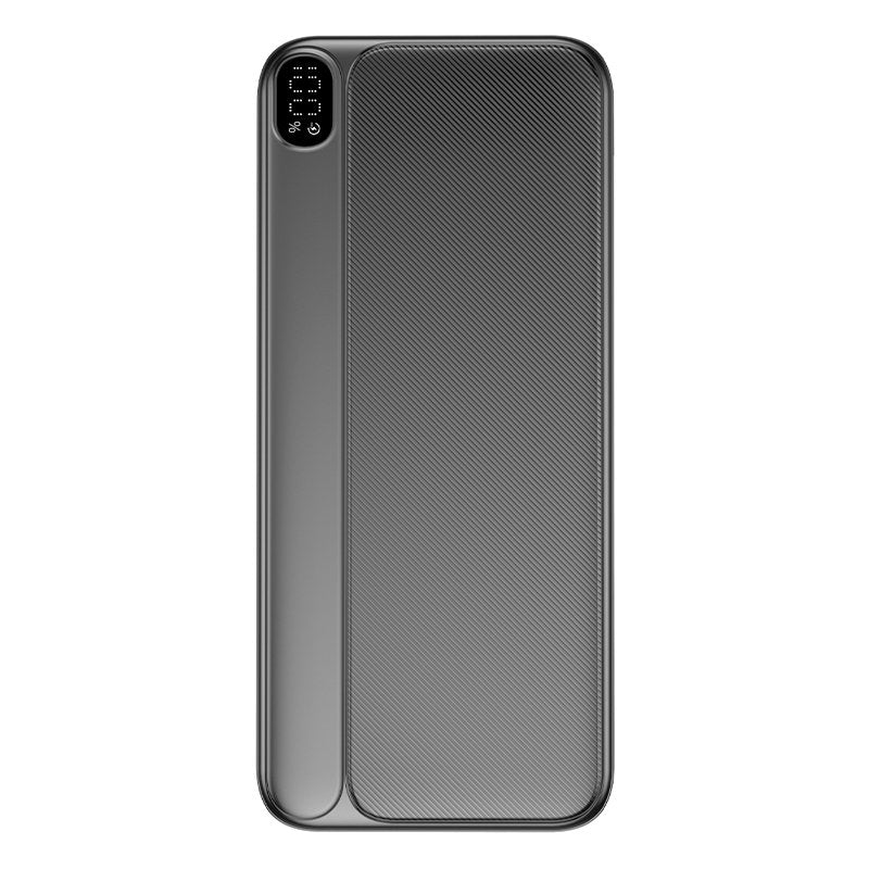 Bateria Externa Universal Power Bank 10.000 mAh (Tipo C / Lightning) COOL Grip Preto