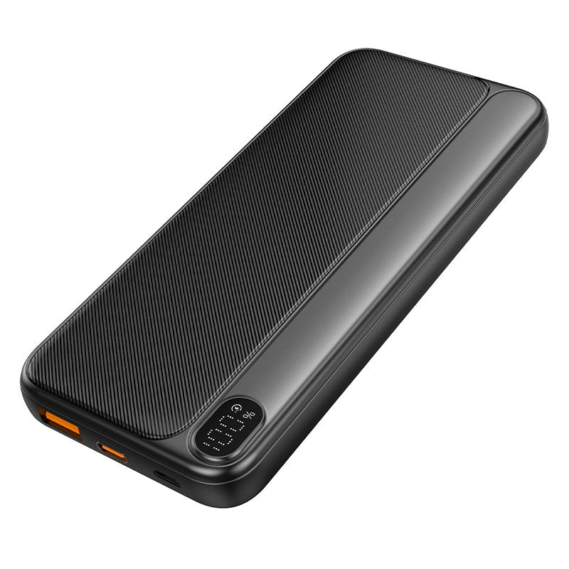 Bateria Externa Universal Power Bank 10.000 mAh (Tipo C / Lightning) COOL Grip Preto